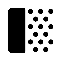 Transition Fade Icon from Rounded Line - Streamline Material Set