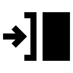 Transition Push Fill Icon from Sharp Fill - Streamline Material Set