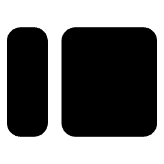 Transition Slide Fill Icon from Rounded Fill - Streamline Material Set