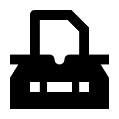 Typewritter Fill Icon from Outlined Fill - Streamline Material Set