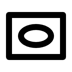 Vignette Icon from Outlined Line - Streamline Material Set