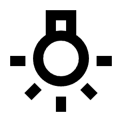 Wb Incandescent Icon from Sharp Line - Streamline Material Set