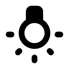 Wb Incandescent Fill Icon from Rounded Fill - Material Pro Set