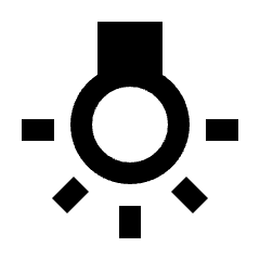Wb Incandescent Fill Icon from Sharp Fill - Streamline Material Set