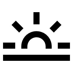 Wb Twilight Icon from Sharp Line - Streamline Material Set