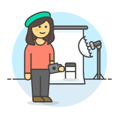 Photographers Studio 5 Illustration from UX Colors Set