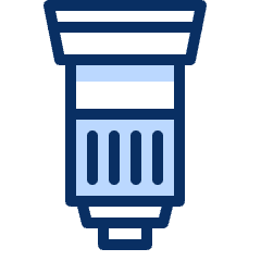 Camera Lens 3 Icon from Cyber Duotone Set