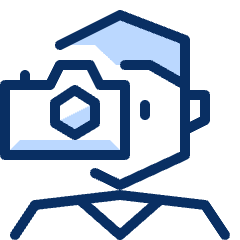 Camera User Icon from Cyber Duotone Set