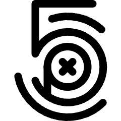 500 Px Logo Icon from Ultimate Regular Set