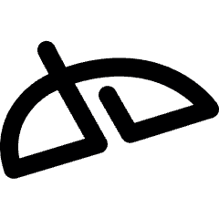Deviant Art Logo Icon from Ultimate Bold Set