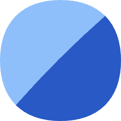 Bottom Right Half Shadow Circle Icon from Flex Flat Set