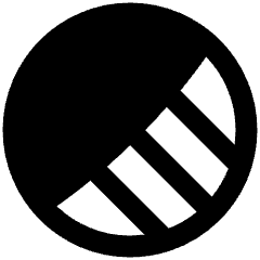 Bottom Right Half Shadow Circle Icon from Plump Remix Set