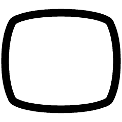 Composition Oval Icon from Plump Line Set