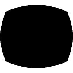 Composition Oval Icon from Core Solid Set