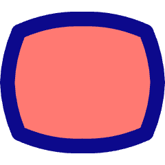 Composition Oval Icon from Core Pop Set