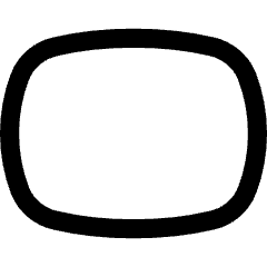 Composition Oval Icon from Flex Line Set