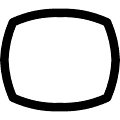 Composition Oval Icon from Core Line Set