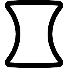 Composition Vertical Icon from Flex Line Set