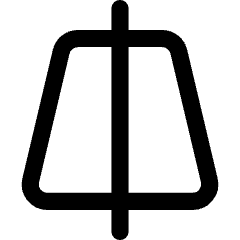 Edit Trapezoid Vertical Icon from Core Line Set