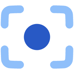 Focus Center Icon from Plump Flat Set