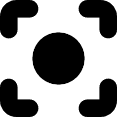 Focus Center Icon from Micro Solid Set