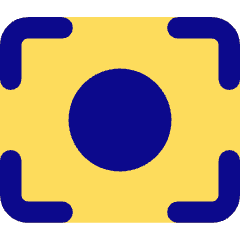 Focus Center Icon from Core Pop Set