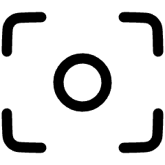 Focus Center Icon from Plump Line Set