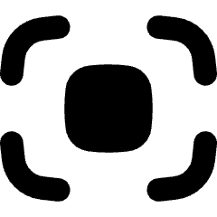Focus Center Square Icon from Flex Solid Set