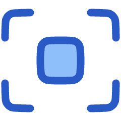 Focus Center Square Icon from Plump Duo Set