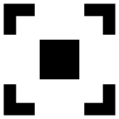 Focus Center Square Icon from Sharp Remix Set