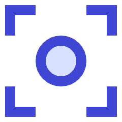 Focus Center Icon from Sharp Duo Set
