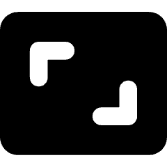 Focus Frame Icon from Core Solid Set