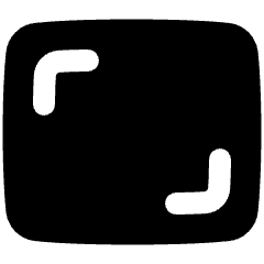 Focus Frame Icon from Plump Solid Set