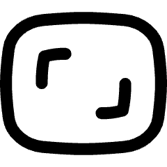 Focus Frame Icon from Flex Line Set