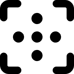 Focus Points Icon from Micro Line Set