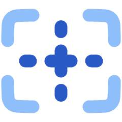 Focus Points Icon from Plump Flat Set
