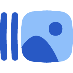 Gallery Slide Icon from Flex Flat Set