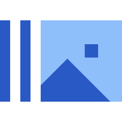 Gallery Slide Icon from Sharp Flat Set