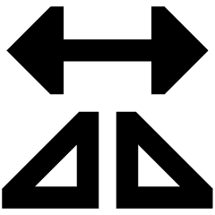 Mirror Horizontally Icon from Sharp Remix Set