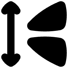 Mirror Vertically Icon from Flex Solid Set