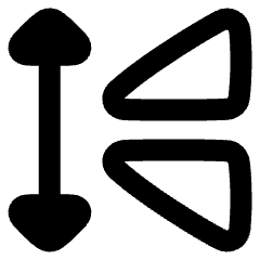 Mirror Vertically Icon from Plump Remix Set