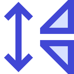 Mirror Vertically Icon from Sharp Duo Set