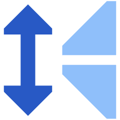 Mirror Vertically Icon from Sharp Flat Set