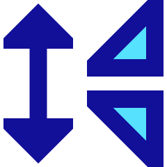 Mirror Vertically Icon from Sharp Pop Set