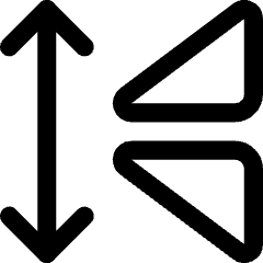 Mirror Vertically Icon from Core Line Set