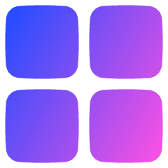Photo Four Icon from Plump Gradient Set