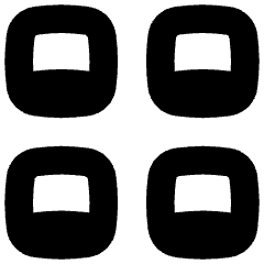Polaroid Four Icon from Flex Solid Set