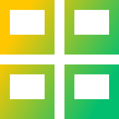 Polaroid Four Icon from Sharp Gradient Set