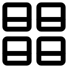 Polaroid Four Icon from Core Line Set