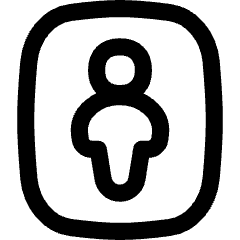 Portrait Setting Icon from Flex Line Set